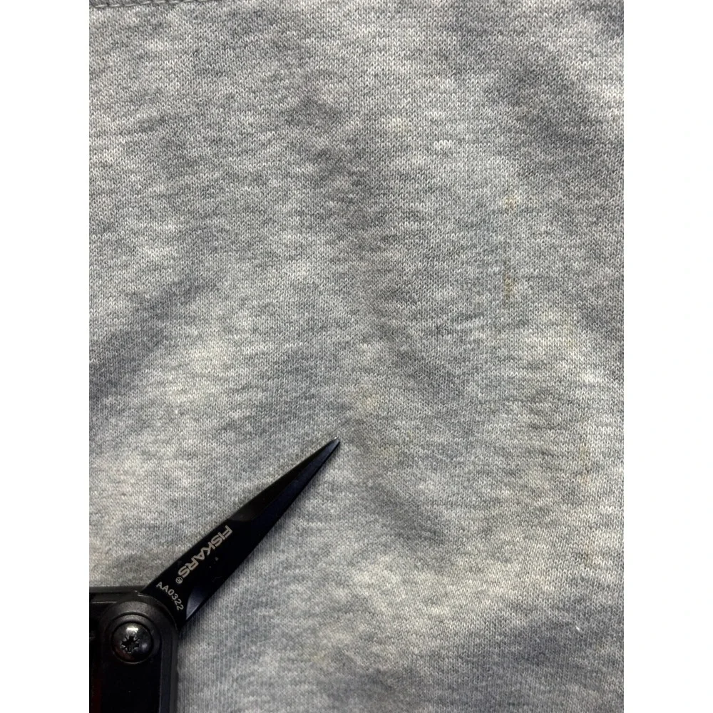 Nike Club Fleece Hoodie Mens Large‎ Heather Gray Embroidered Logo Gym Training